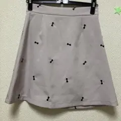 再値下げ‼️evelynリボン刺繍スカート