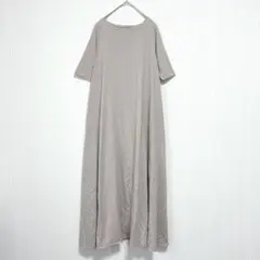 ジャーナルスタンダード リネン100% ロングワンピース 38 ベージュ 