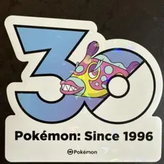 ポケモン 30周年記念 ステッカー ウルガモス ポップアップ 韓国限定