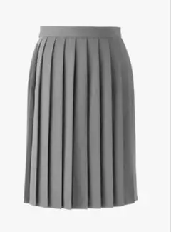 グレー プリーツスカート ロング丈 セーラー風 制服 コスプレ 大きめ3XL