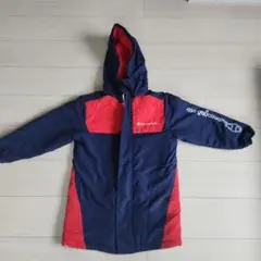Champion フード付きジャケット ネイビー/レッド