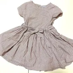 PETIT BATEAUプチバトー　ストライプワンピース　104cm