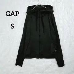 ギャップフィット フルジップパーカー S チャコール ジップアップ