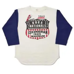 80s チャンピオン トリコタグUSA製ヘンリーネックフットボールTシャツ 