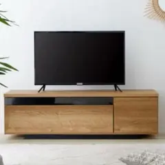 美品　LOWYA テレビ台120cm シャビーナチュラルのサムネイル