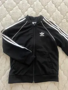adidas トラックジャケット ジャージ 100cm 黒　上下セットアップ