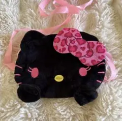 ハローキティ ポシェット 黒とピンク