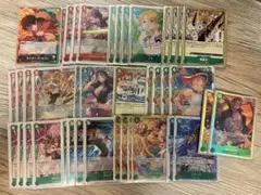 赤緑ルフィ デッキパーツ 40枚セット ワンピースカードのサムネイル
