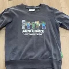 Minecraft トレーナー サイズ130 ダークグレー