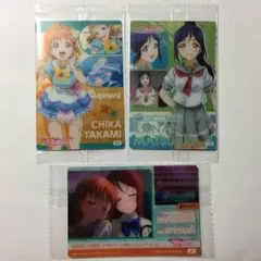 値下げ！ ラブライブ！サンシャイン‼︎ ウエハース1 千歌、果南、MUSIC