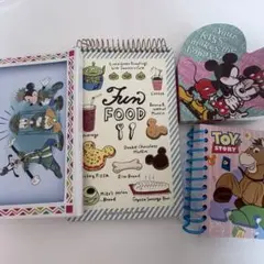 【まとめ売り】ディズニー メモ帳 4点セット ミッキー　トイストーリー