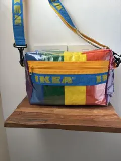 IKEAリメイク　ボディバッグ　レインボーのサムネイル