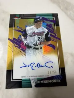 【50シリ/直筆サイン】Jim Edmonds Topps Finest