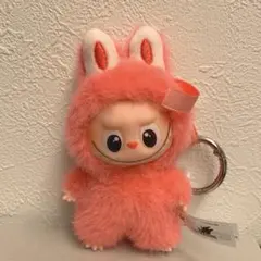 ラブブ／ピンク（現品）／イニシャルN／中国で購入【正規品】