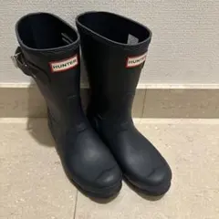 HUNTER ブラック　レインブーツ