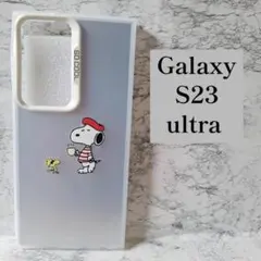 スマホケース Galaxy S23 ultra カバー スヌーピー ワイヤレス充のサムネイル
