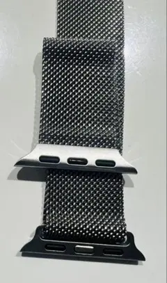 Apple Watch バンド ミラネーゼループ風 マグネット式 シルバー