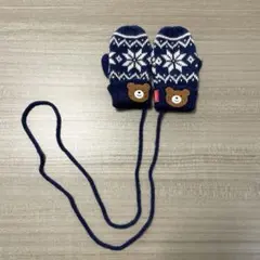 美品　ミキハウス　ホットビスケッツ　ベビーキッズ手袋
