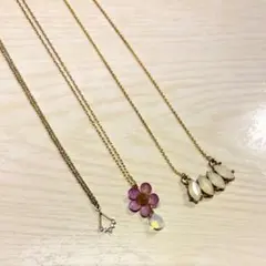 ゴールドネックレス 3本セット