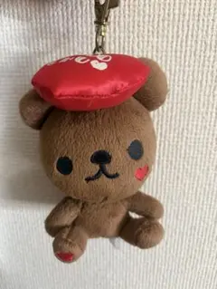 クマのぬいぐるみストラップ
