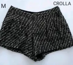 ワールド◎CROLLA/クローラ◎ラメ&ツイード◎ショートパンツ◎M/38