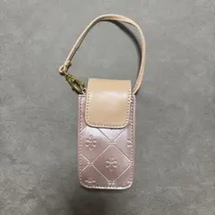 【新品】オシャレマルチポーチ　コンパクト　ピンク　ベージュ　ゴールド