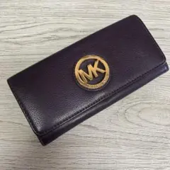 MICHAEL KORS ダークパープル 長財布