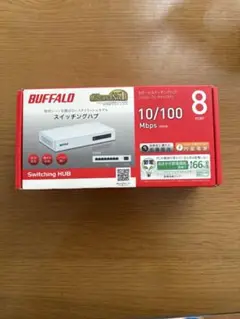 BUFFALO スイッチングハブ LSW4-TX8NS/WH 8ポート