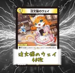 注文猫のウェイ　40枚