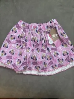 新品　ディズニー　パルパルーザ　ミニーマウス柄ピンクスカート　110cmのサムネイル
