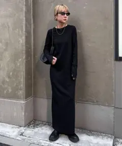 feepur カットリブロングワンピース 2T