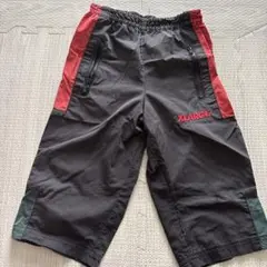 【送料無料】XLARGE 7分丈パンツ 120cm 黒/赤/緑