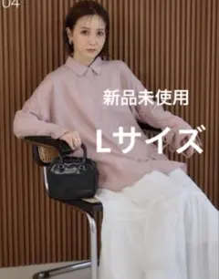 mysa closet ドロストシアーシャツ　ピンク