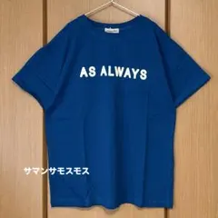 【新品】＊サマンサモスモス＊【接触冷感】フロッキープリントロゴTシャツ