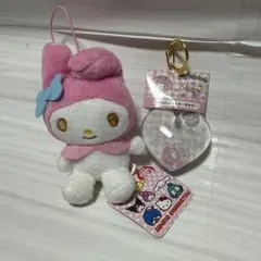サンリオ　キラゆらドームキーホルダー マスコットDXマイメロディ
