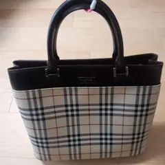 Burberry チェック柄 トートバッグ（中古品）のサムネイル