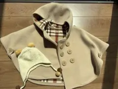 ミキハウス　ポンチョコート　80〜90cm