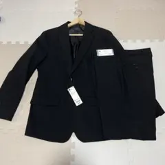 GU ブラックスーツ Mジャケット Lパンツ セット