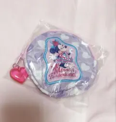 東京ディズニーランド カプセルトイ ミニー ファンダーランド ポーチ 紫