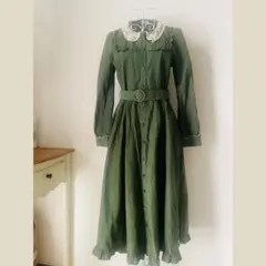 axes femmeロングワンピース☆グリーン