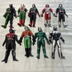 仮面ライダー ソフビ フィギュア 8体セット - メルカリ