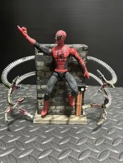 トイビズ スパイダーマン フィギュア 可動式 スーパーポーザブル台座付