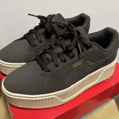 PUMA SOFTFOAM ダークブラウン スニーカー