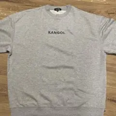 KANGOL グレー ロゴトレーナー
