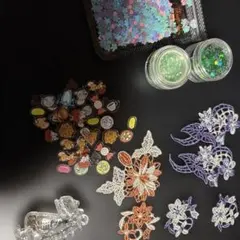 ハンドメイド素材 まとめ売り デコパーツ 刺繍モチーフ　トム&ジェリー