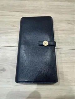 CHANEL シャネル 長財布 ココマーク ブラックレザー ゴールド金具