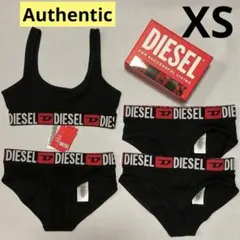 洗練されたデザイン　DIESEL ①スポーツブラ　1枚 ②ショーツ　3枚　XS