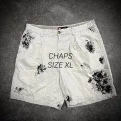 y2k CHAPS グランジ ペイント チノショーツ 36 ワイド 一点物のサムネイル