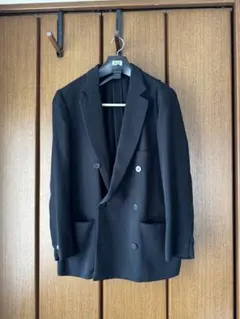 OVERCOAT ダブルブレスト テーラードジャケット ブラック　サイズ1のサムネイル