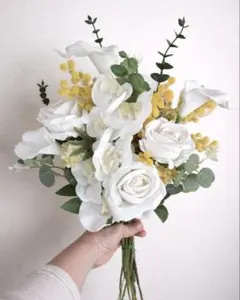 結婚式 ブライダル ブーケ 韓国風 アーティフィシャルフラワー